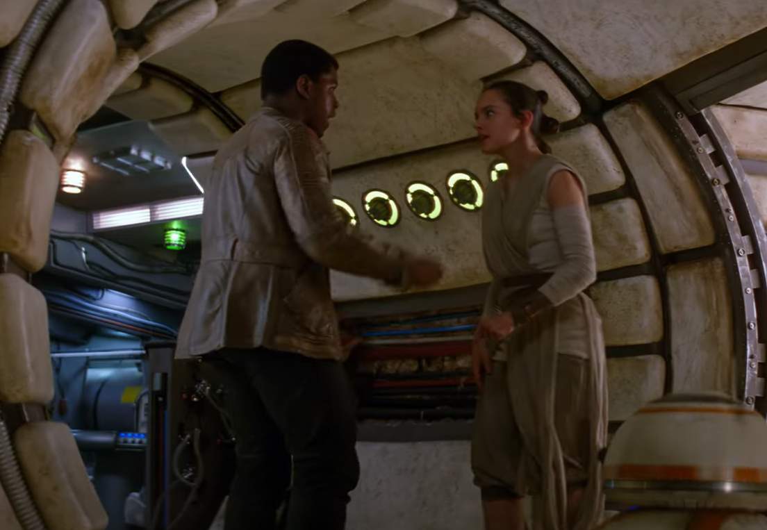 Screenshot of the movie Star Wars: Episode VII - The Force Awakens