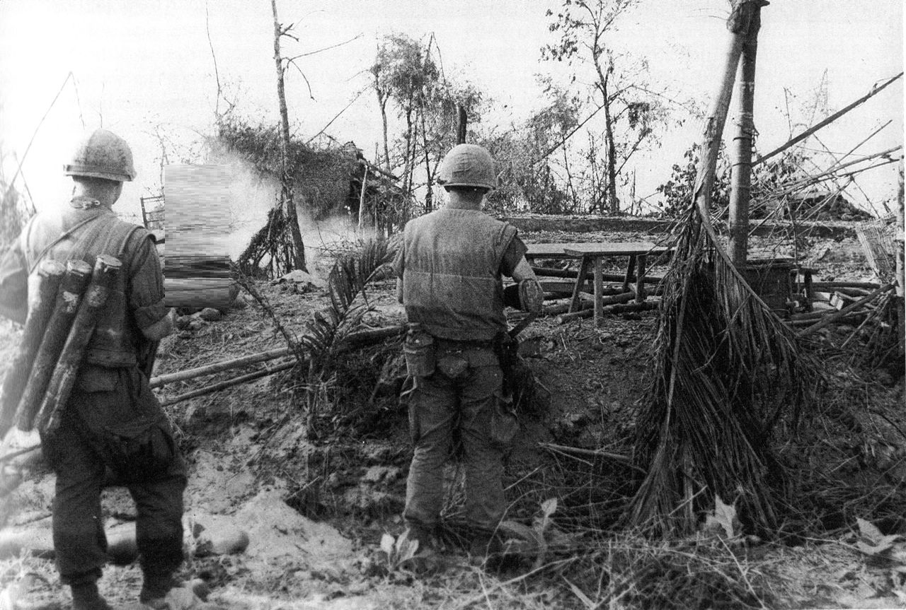Marines In Daido Vietnam During Tet Offensive 1968