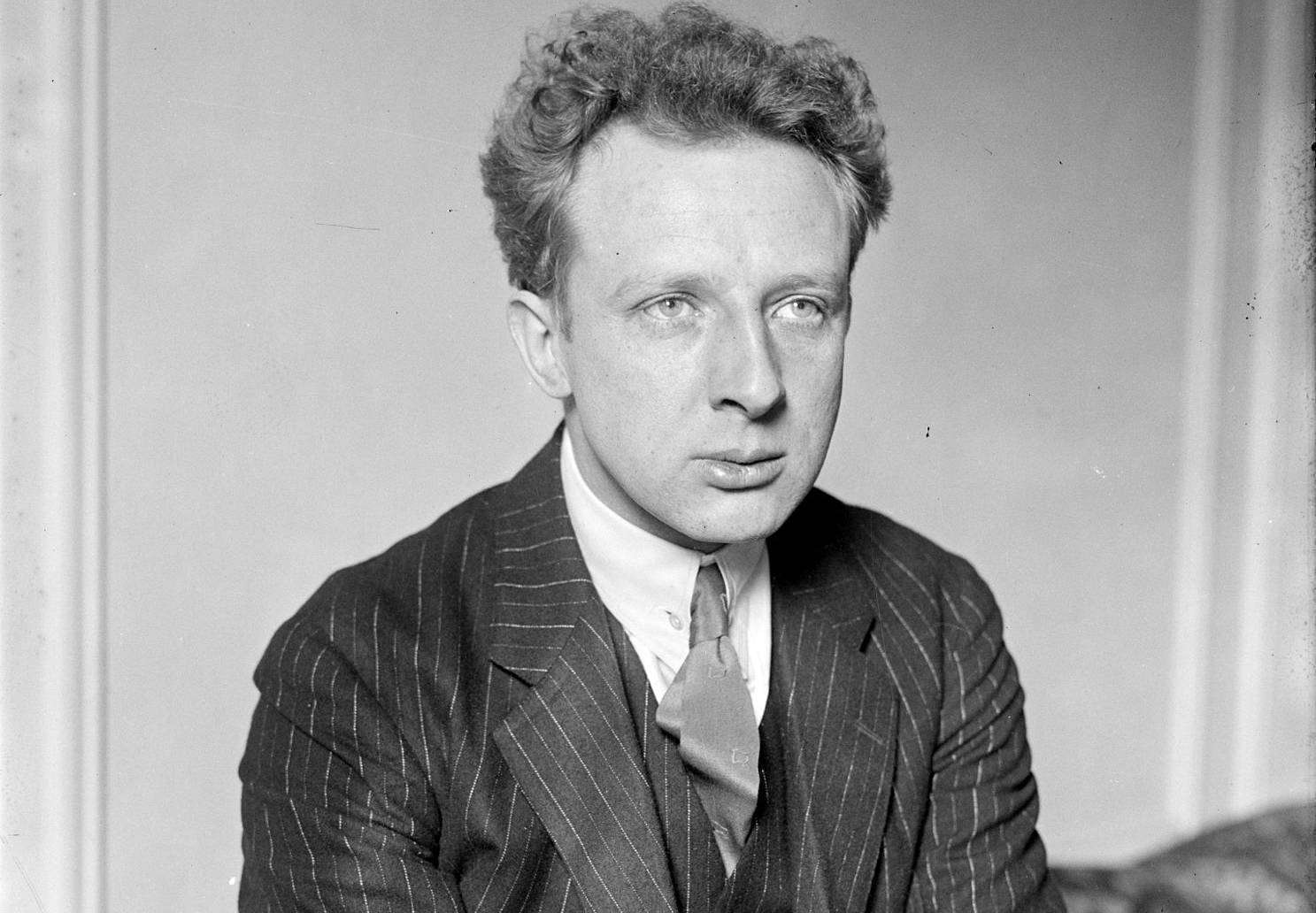 Leopold Stokowski in suit