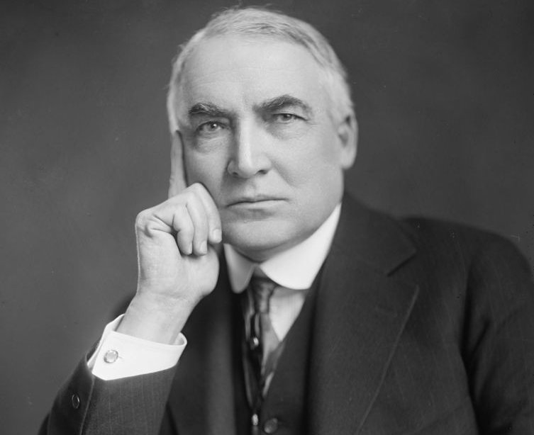 Portrait of Warren G Harding