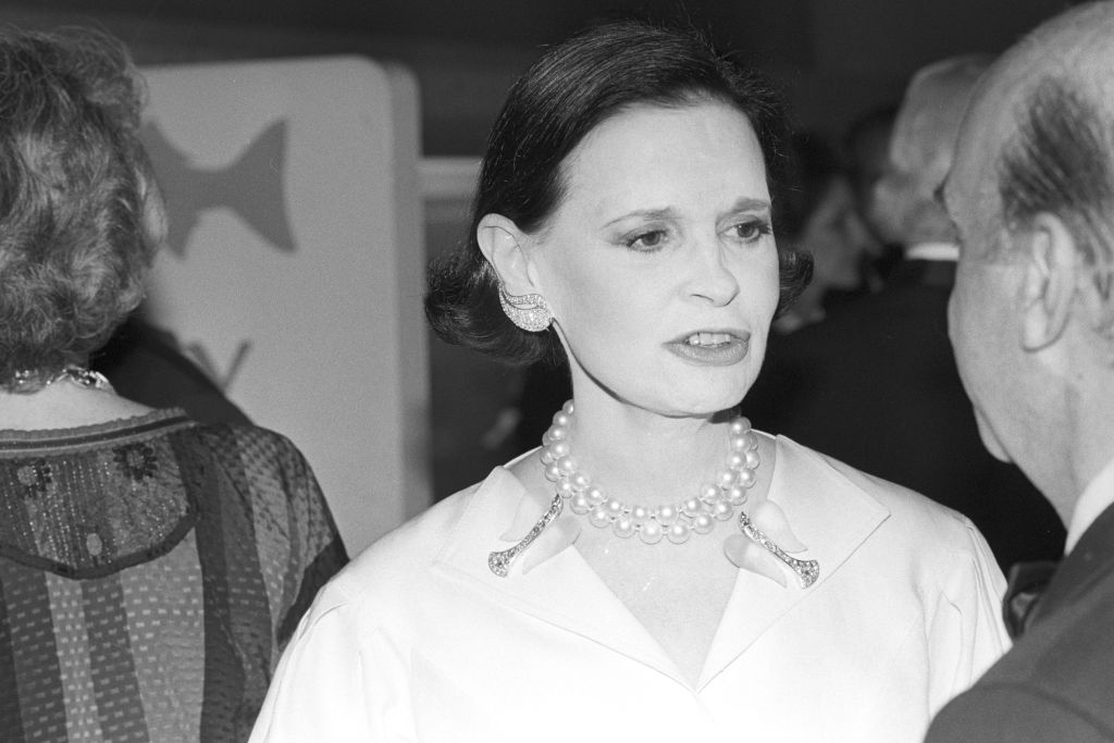 Gloria Vanderbilt attends the party to honor recipients of the Rhode Island School of Design's Athena Award