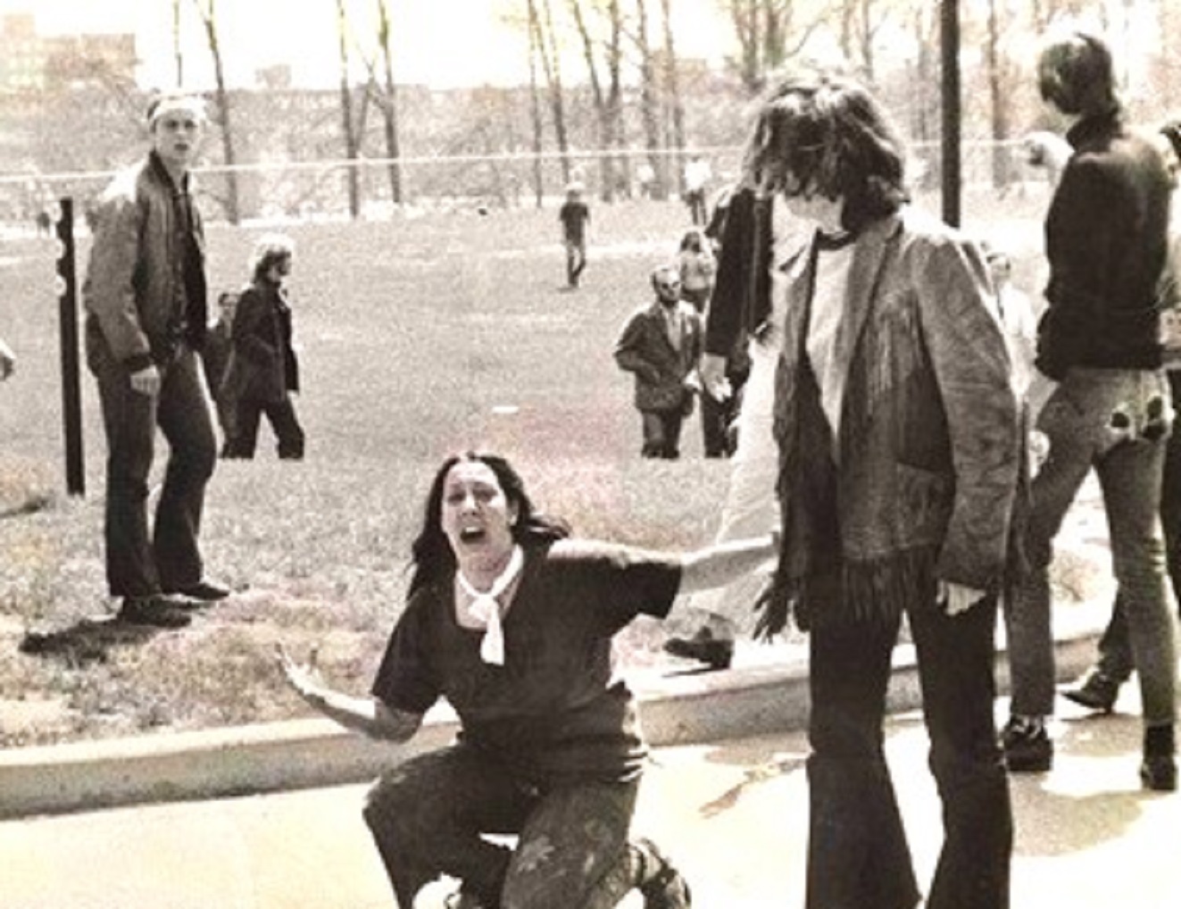 Teenage runaway taken on 4 May 1970 at Kent State University