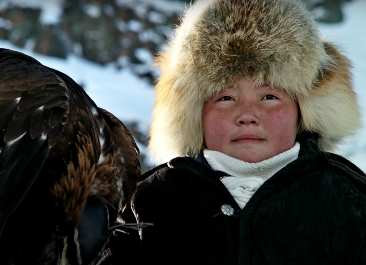 Screenshot of the movie The Eagle Huntress