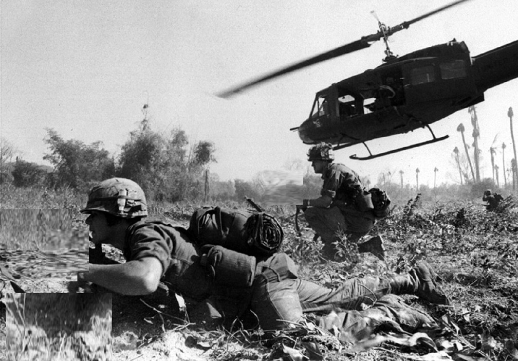 Combat operations at Ia Drang Valley, Vietnam - 1965