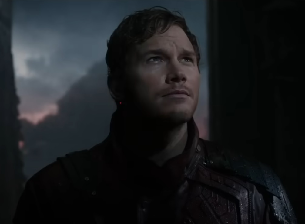 A visually captivating still taken from a pivotal moment in the film Guardians of the Galaxy (2014)