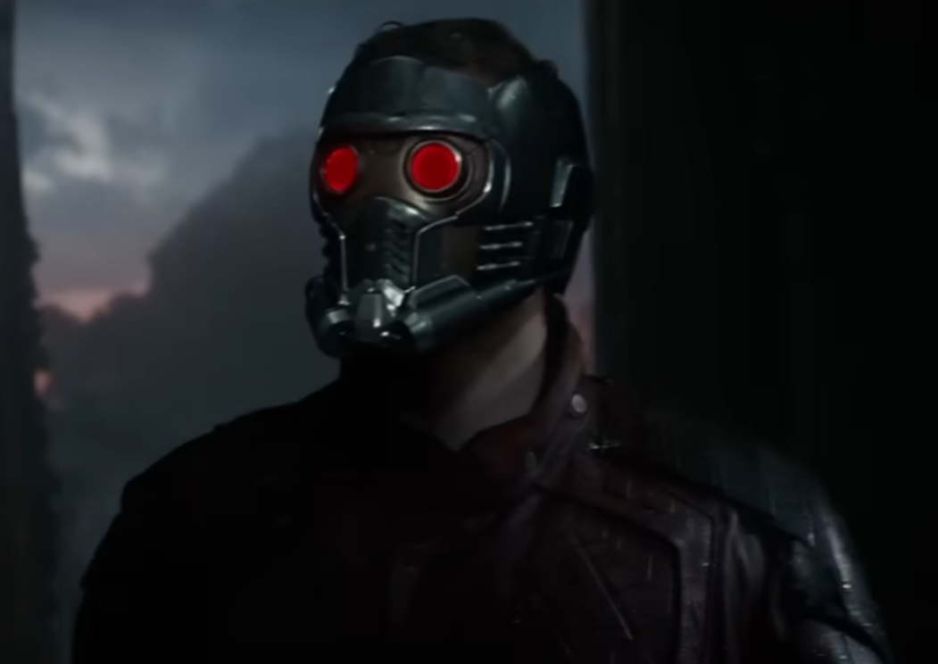 A visually captivating still taken from a pivotal moment in the film Guardians of the Galaxy (2014)