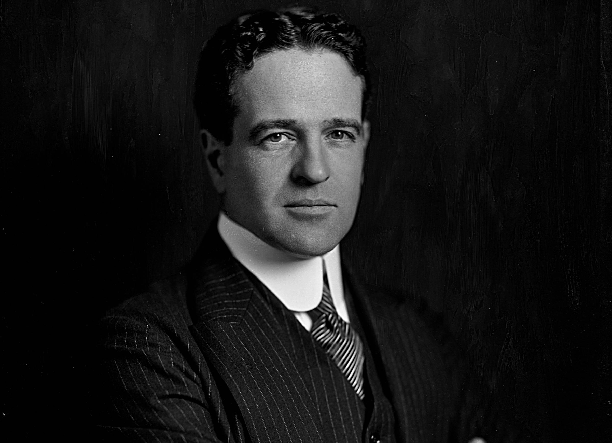 William K. Vanderbilt in black suit