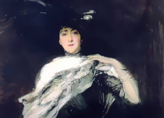 Painting of Edith Stuyvesant Dresser Vanderbilt (1873-1958)