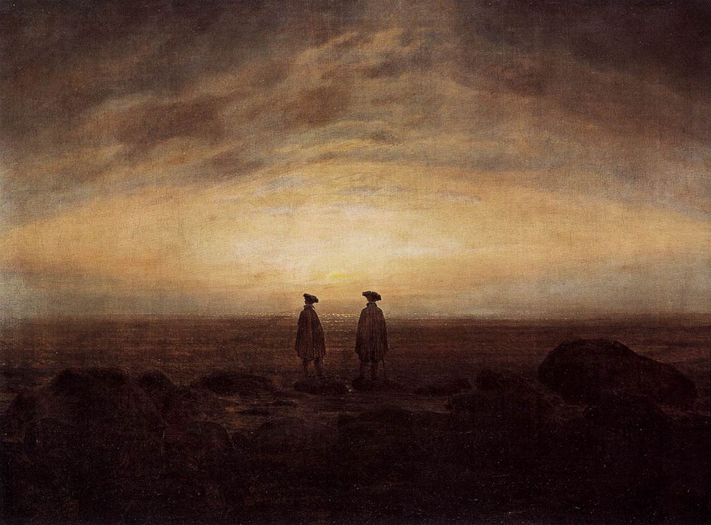 Caspar David Friedrich - Two Men by the Sea