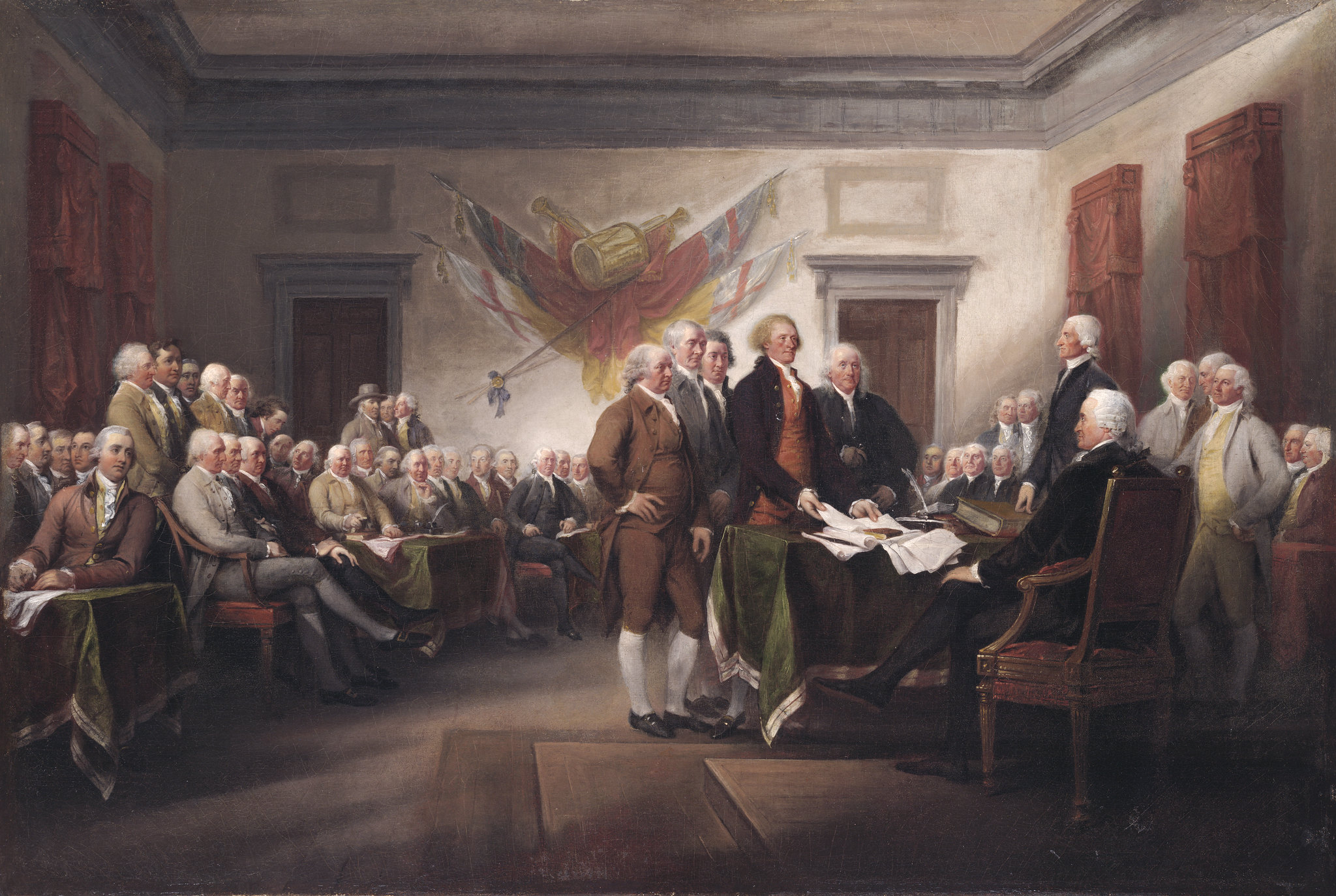 Painting history - The Declaration of Independence, July 4, 1776