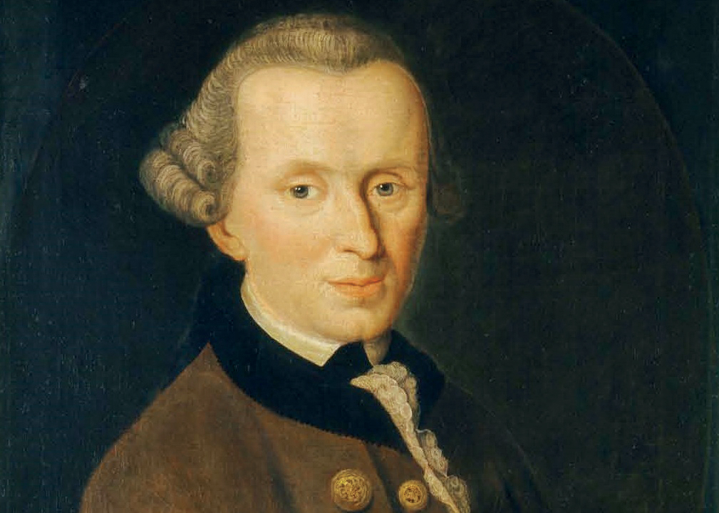 Portrait of German philosopher Immanuel Kant