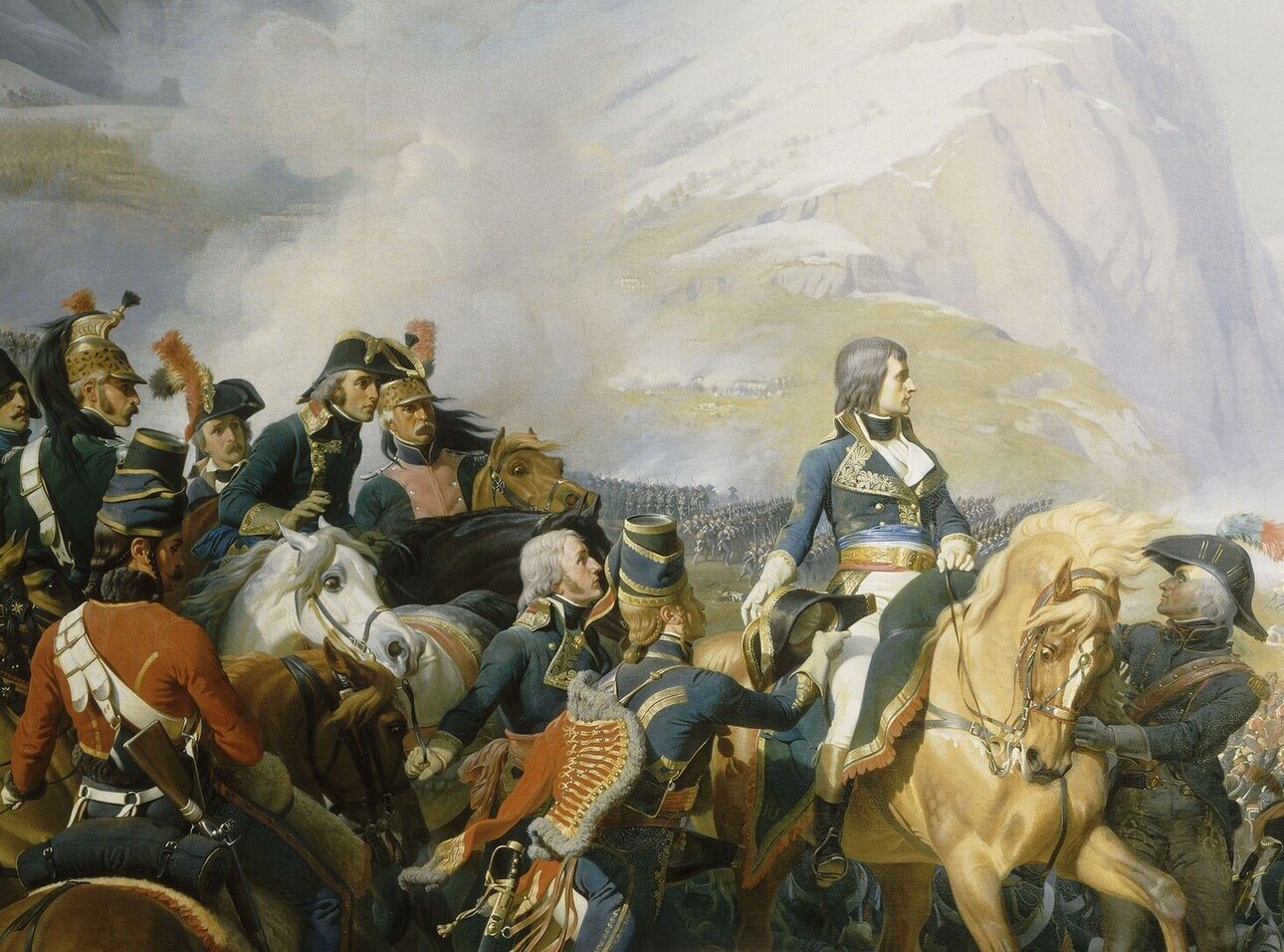 Napoleon at the Battle of Rivoli (January 14, 1797)