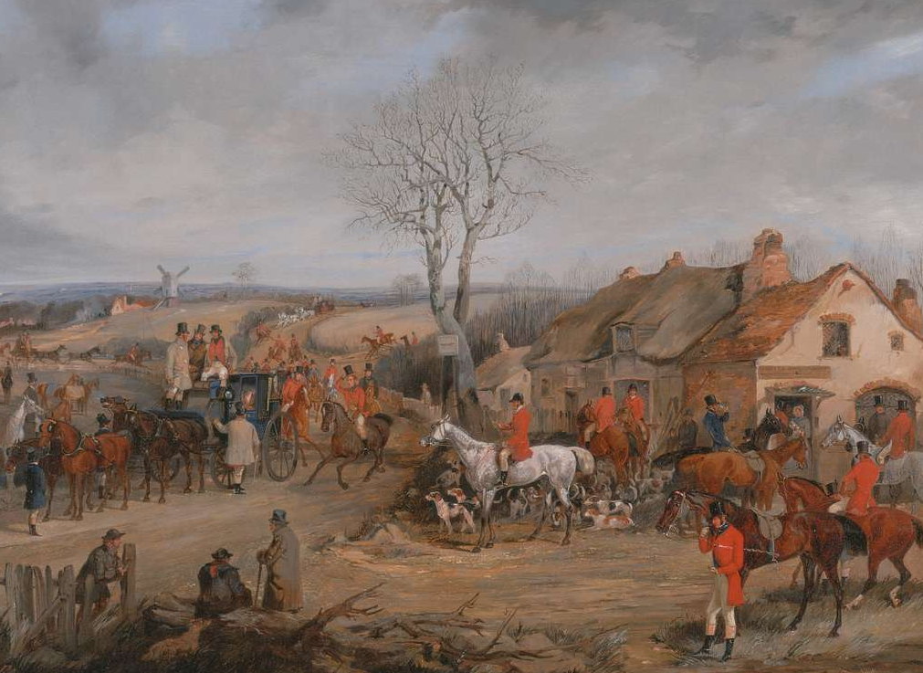 Painting by Henry Thomas Alken - Hunting Scene