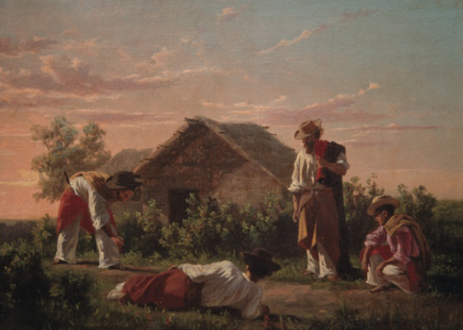 Farmers on a field