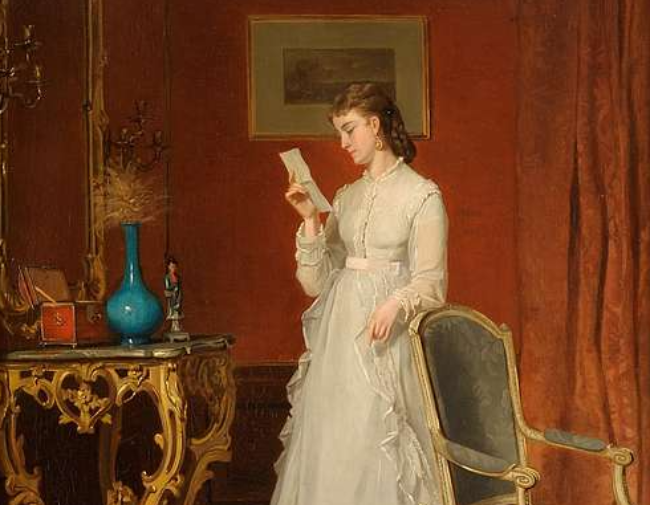  The love letter from the 19th century
