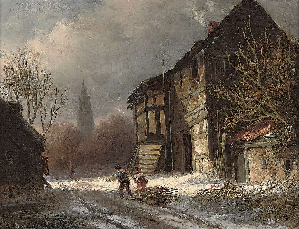 Alexander Joseph Daiwaille - The woodgatherers