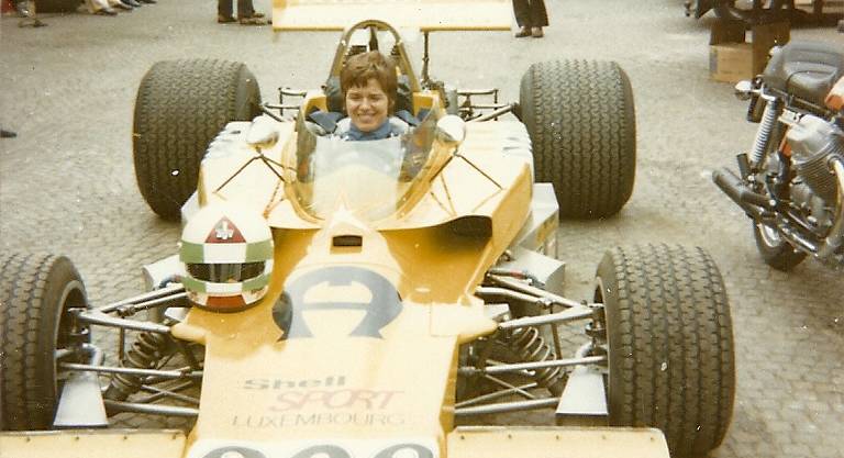 Lella Lombardi At 1974 Monza