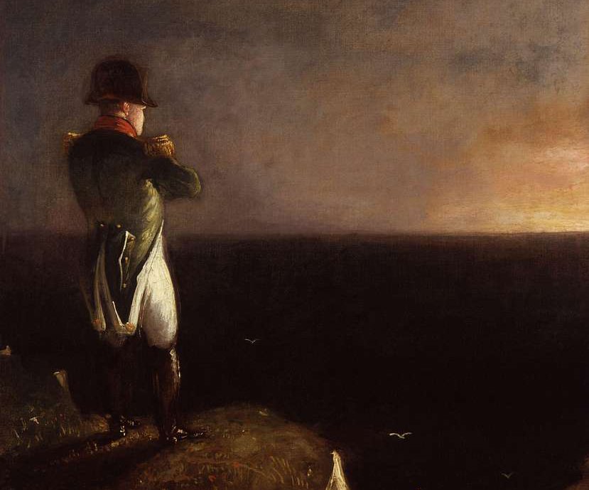 Napoleon Bonaparte overlooking the sea,  by Benjamin Robert Haydon