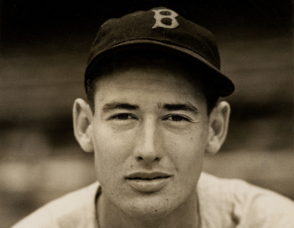 Ted Williams, outfielder with the Boston Red Sox - 1939