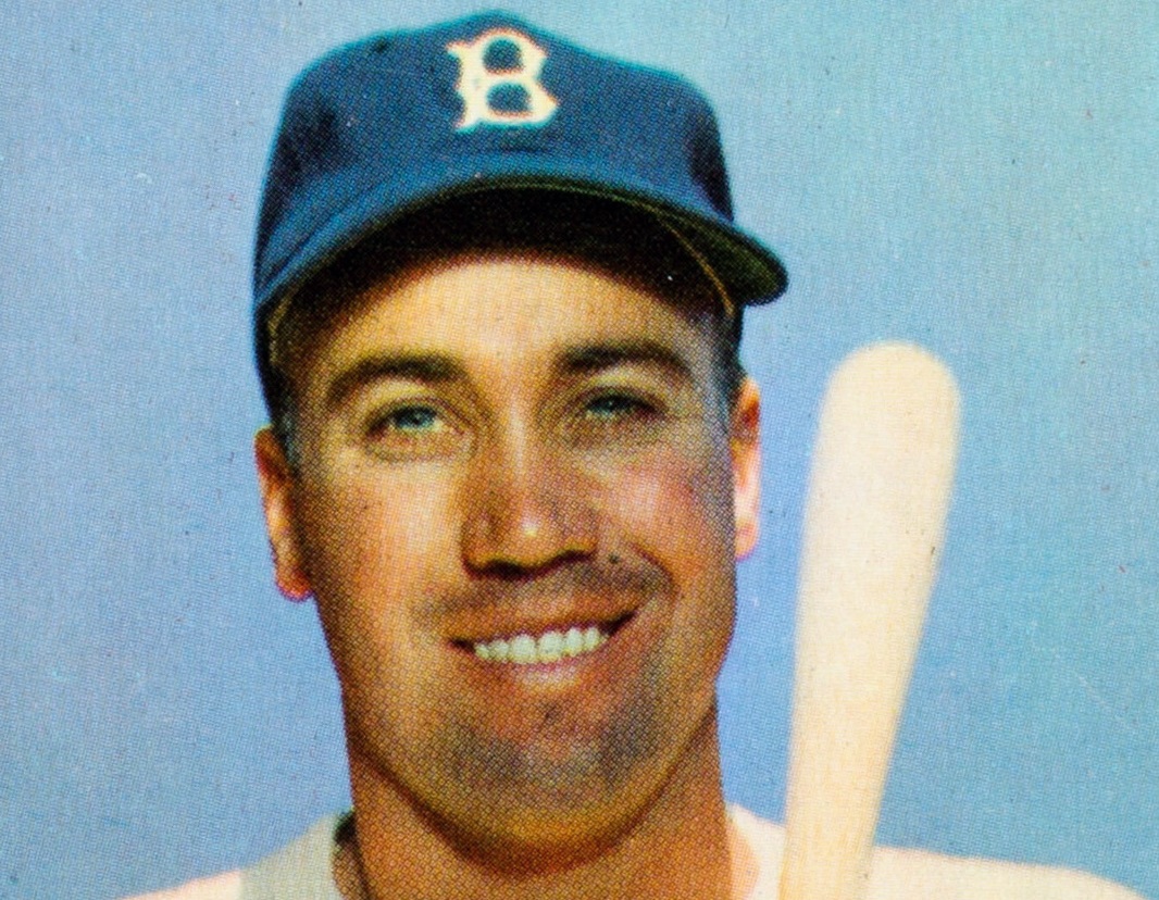 Duke Snider, centerfielder with the Brooklyn Dodgers, image from the 1953