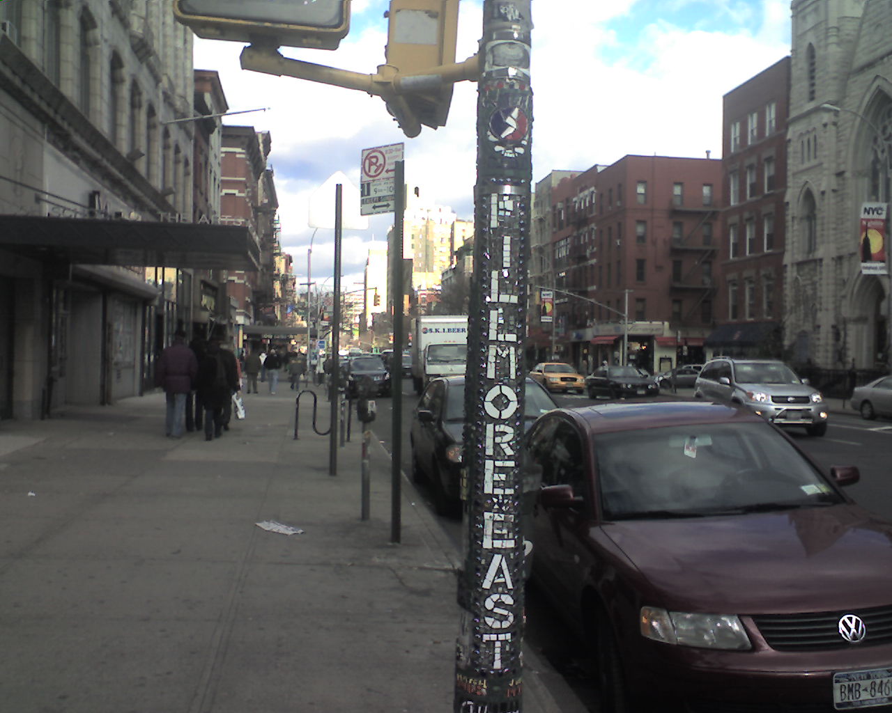 Fillmore East Streetpost, NYC