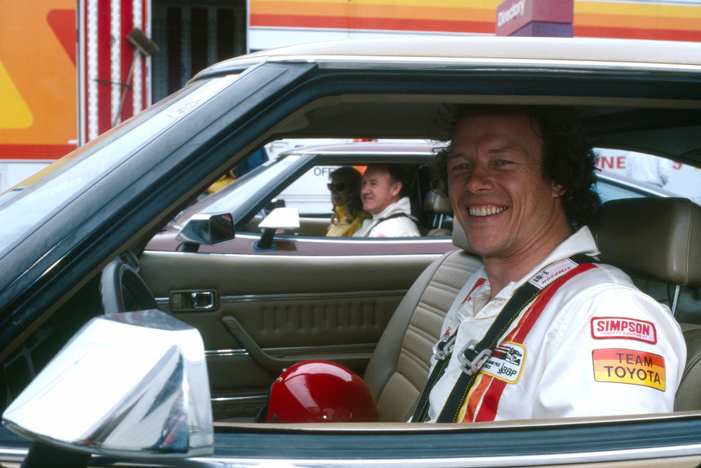 Stuntman Dar Robinson at Long Beach Grand Prix