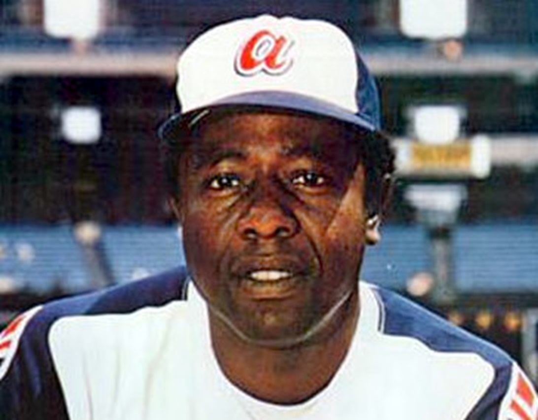 Professional baseball player Hank Aaron - 1974