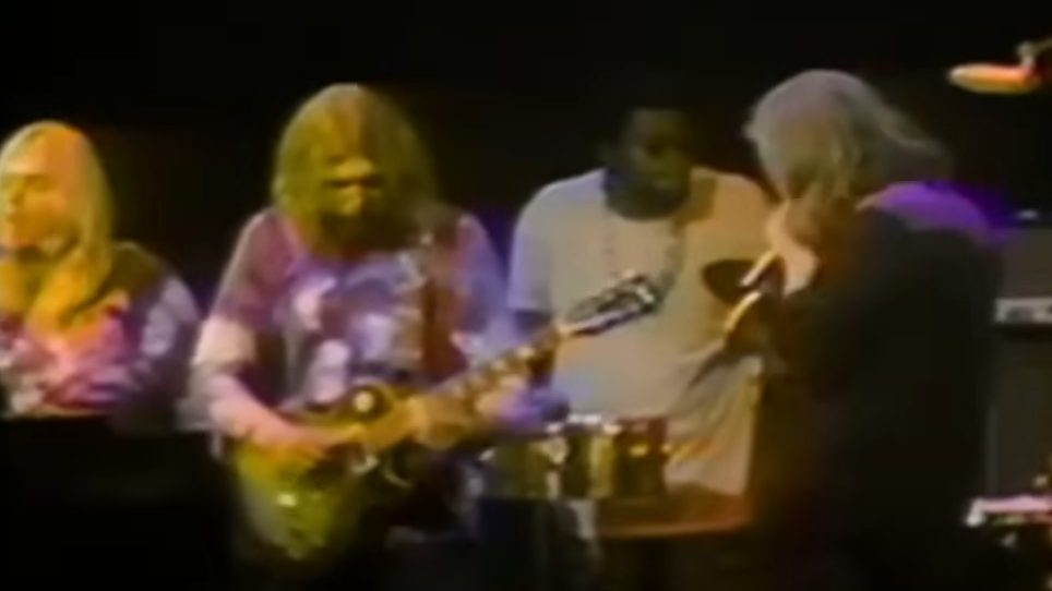 Duane Allman and Allman Brothers performing