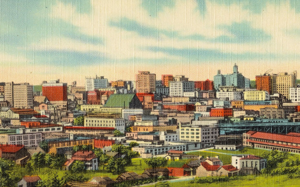 Depiction of Nashville skyline