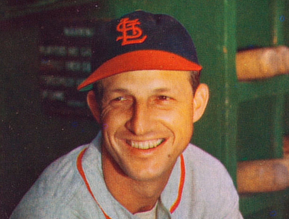 Stan Musial, outfielder with the St. Louis Cardinals, image from the 1953