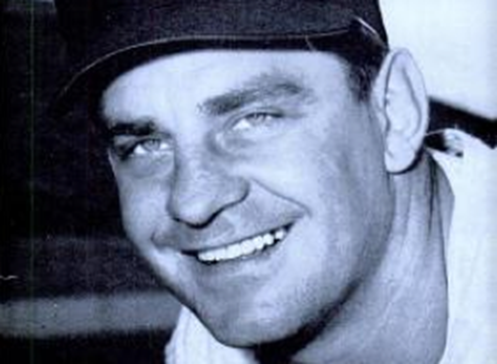 Cincinnati Reds first baseman Ted Kluszewski in a 1954 issue of Baseball Digest.