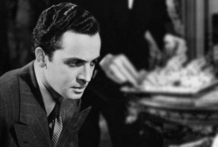 Actor Edward Norris in the movie The Gorilla