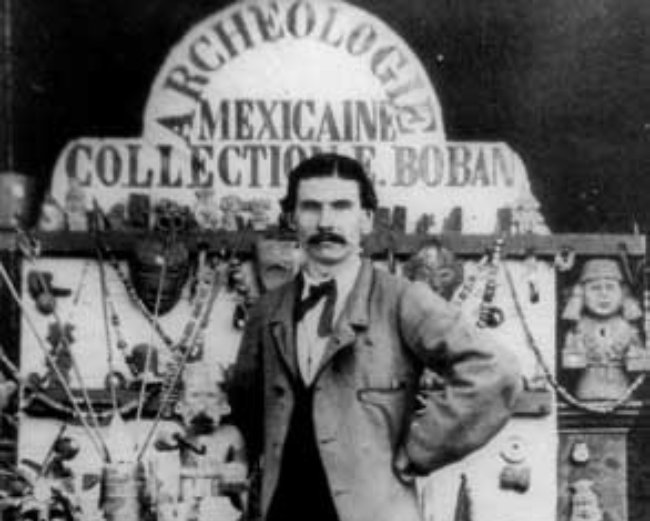 Black and white photo of  Eugène Boban