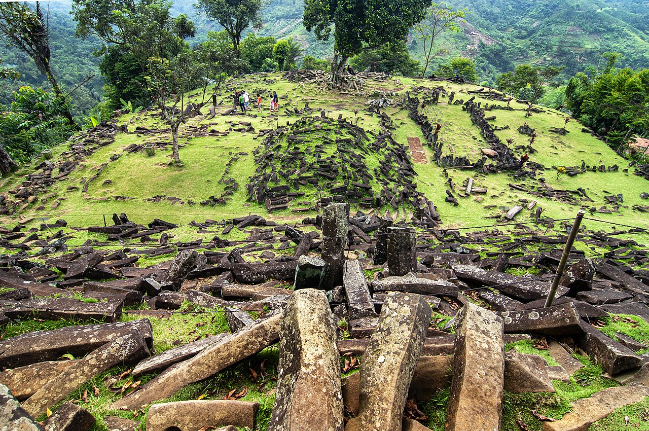 Gunung Padang is an archaeological site located in Karyamukti, Indonesia