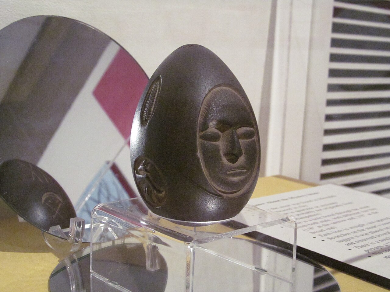 Egg shaped stone