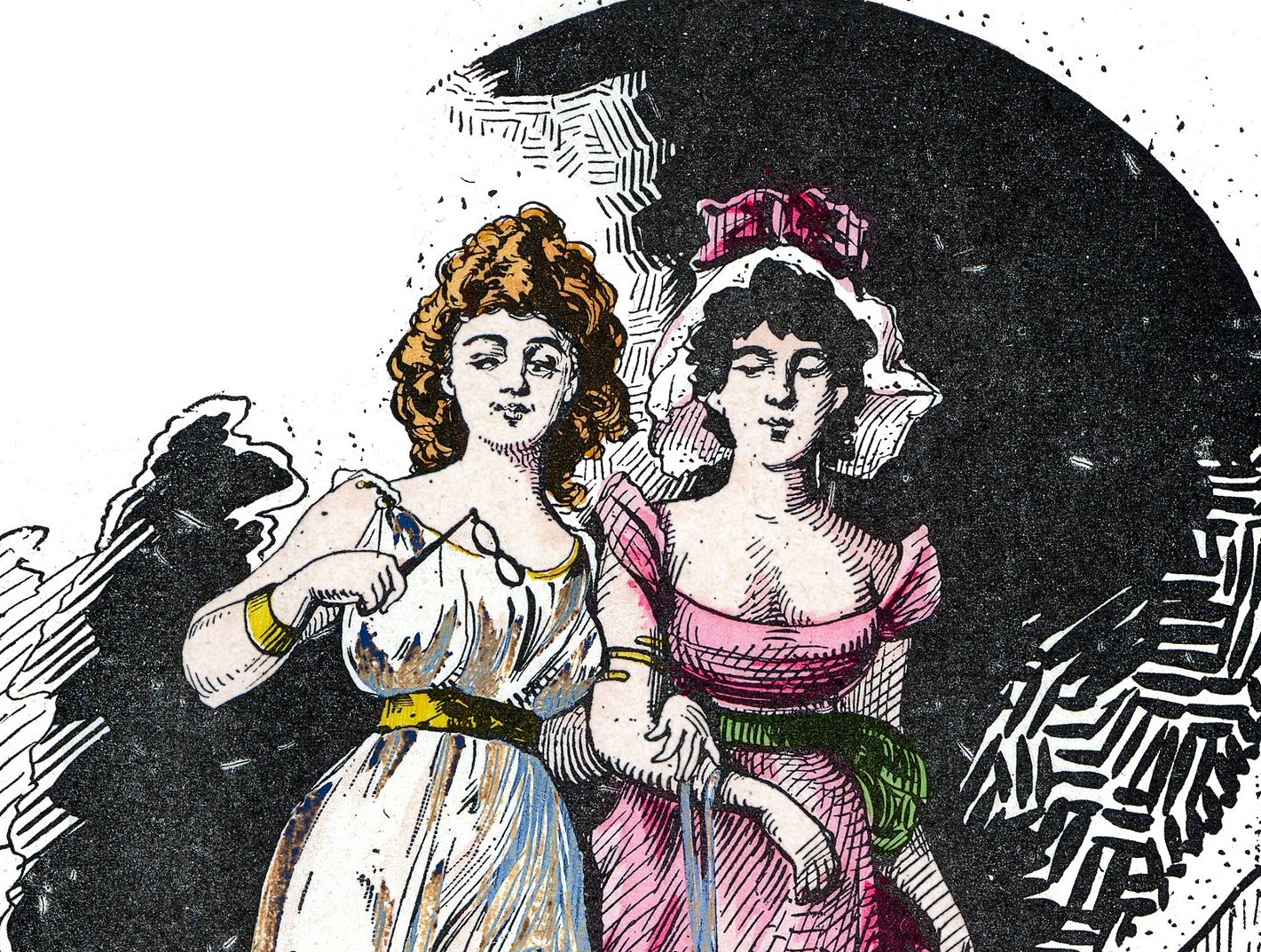 Image of Madame Tallien au Jardin des Tuileries - 1799