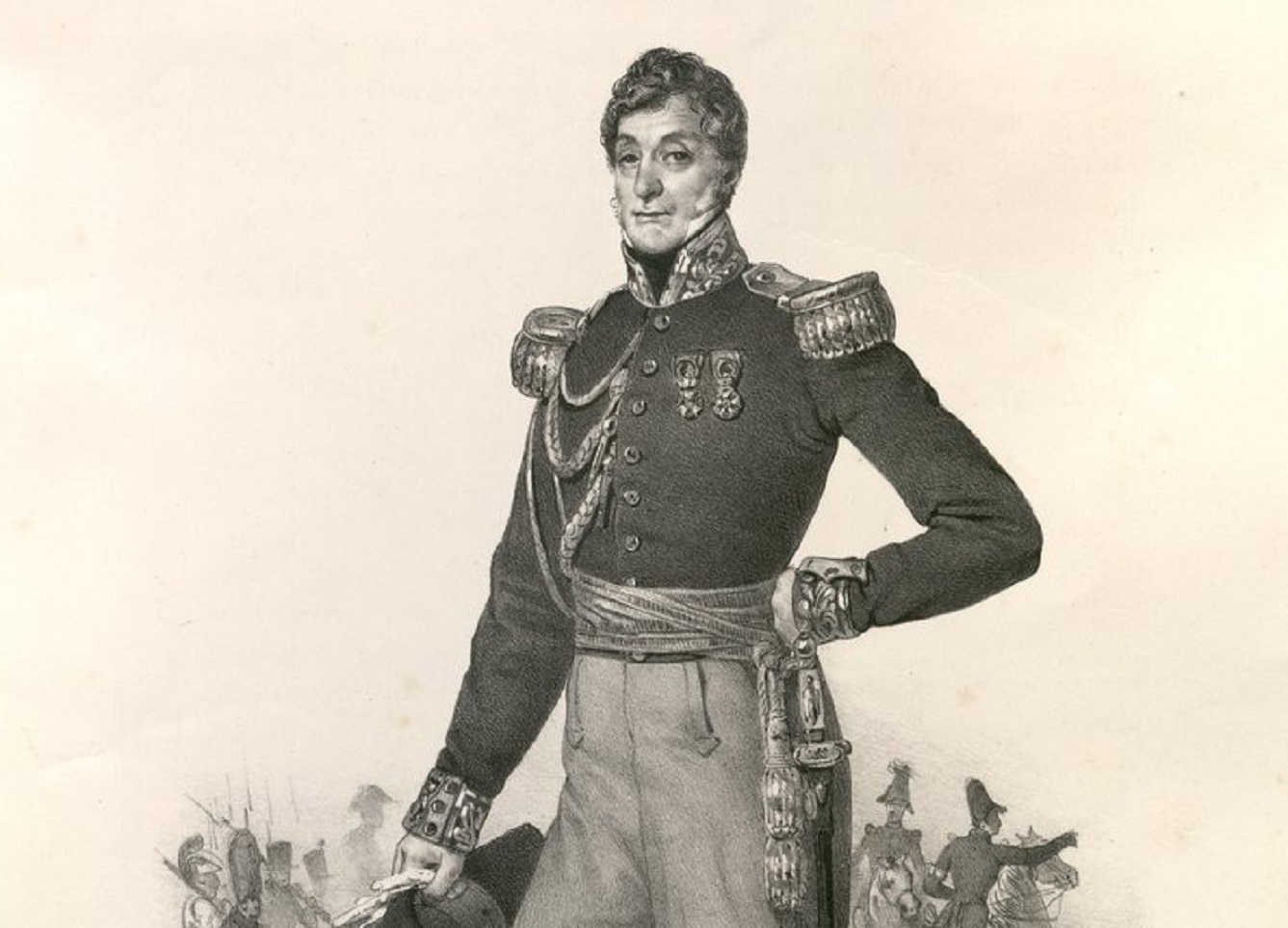 De La Borde Commandant en second de la Garde Nationale - 1830