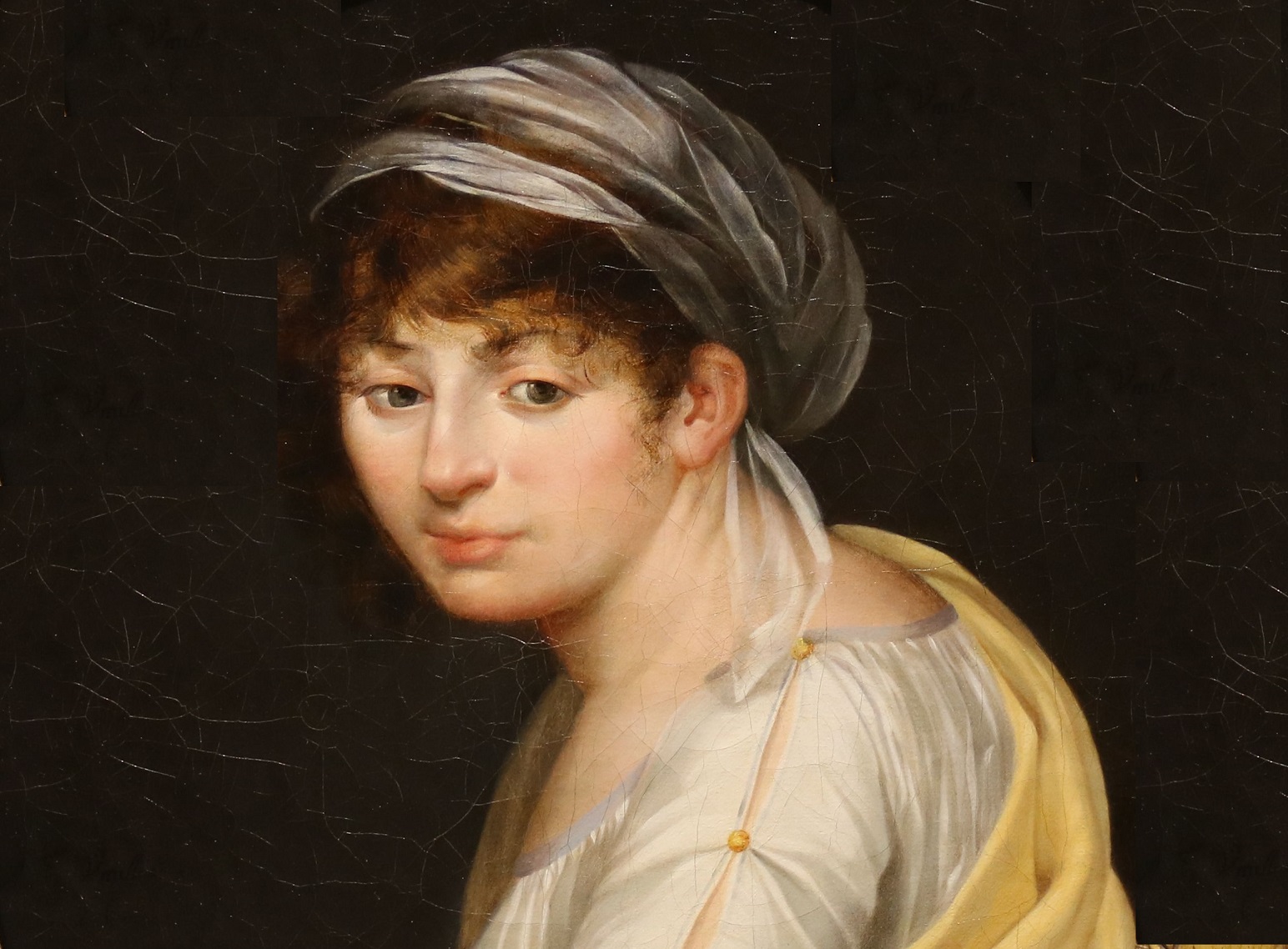 Portrait of Madame Tallien looking at side - between 1797 and 1798