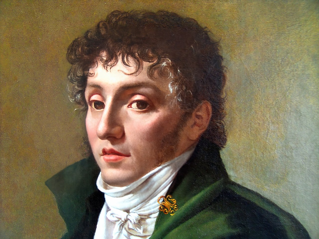 Portrait of Étienne Méhul looking at side - 1799