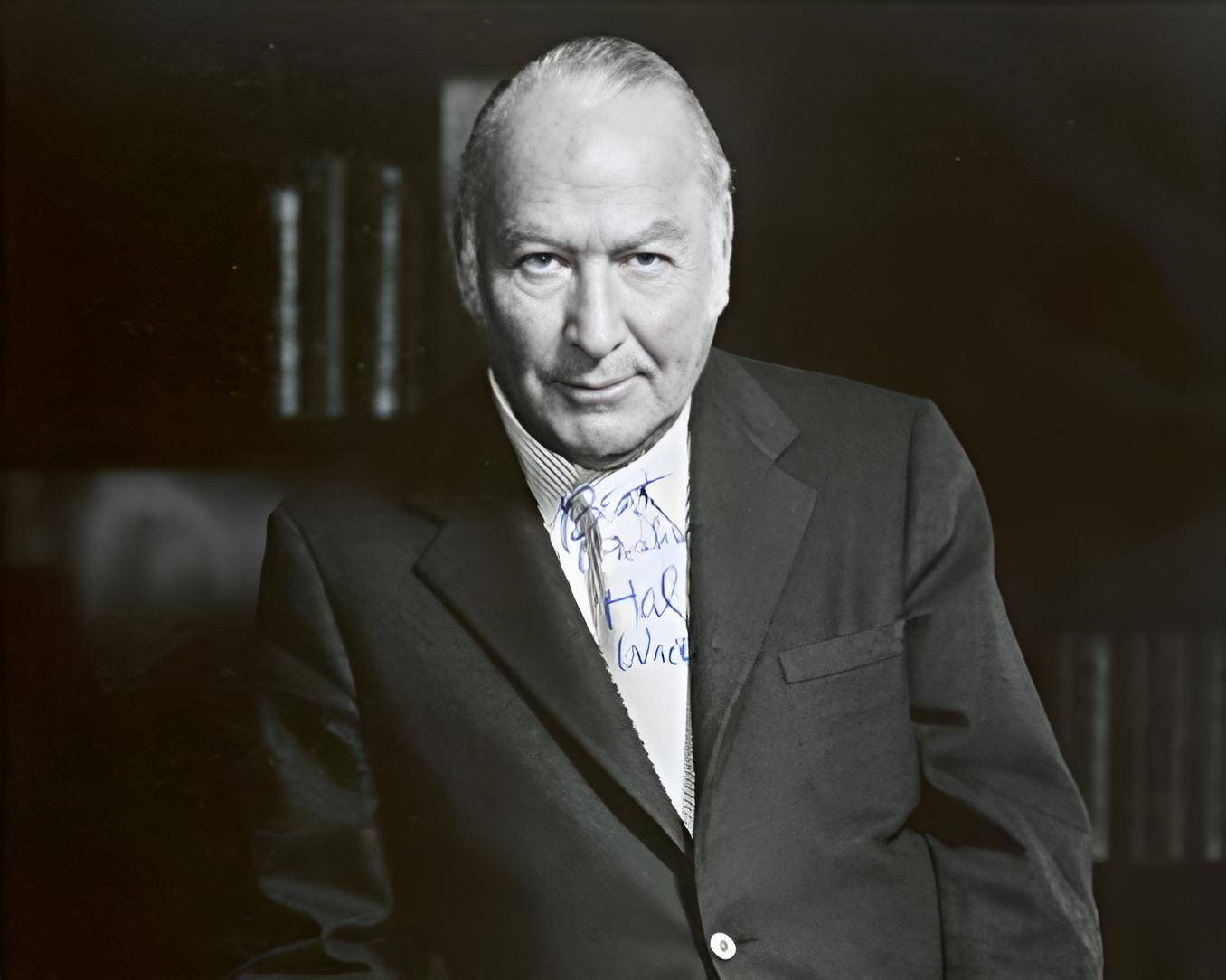 Hal B. Wallis. Black and white publicity photograph from Universal Pictures