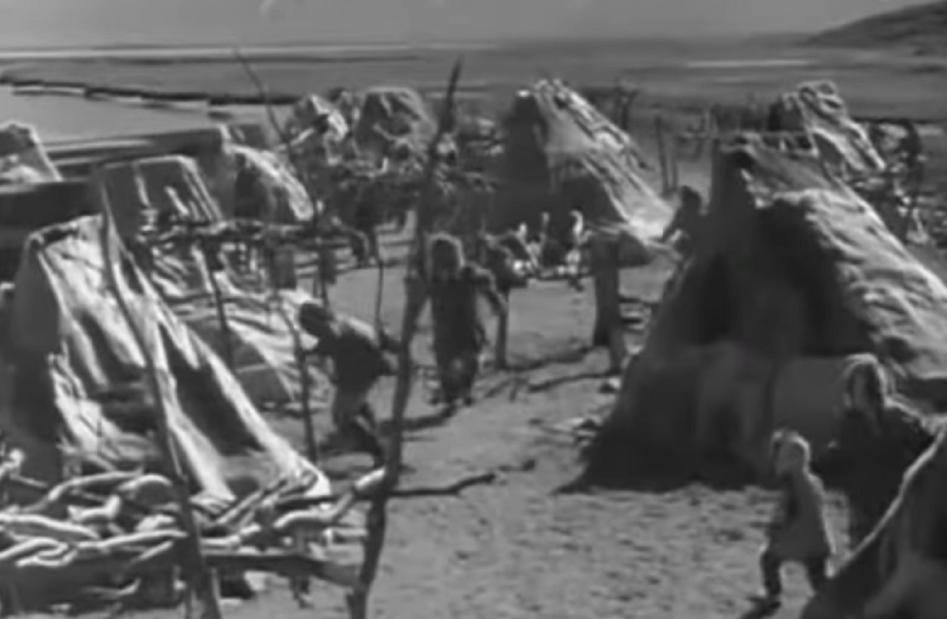 Screenshot of ice village - from Eskimo (1933)