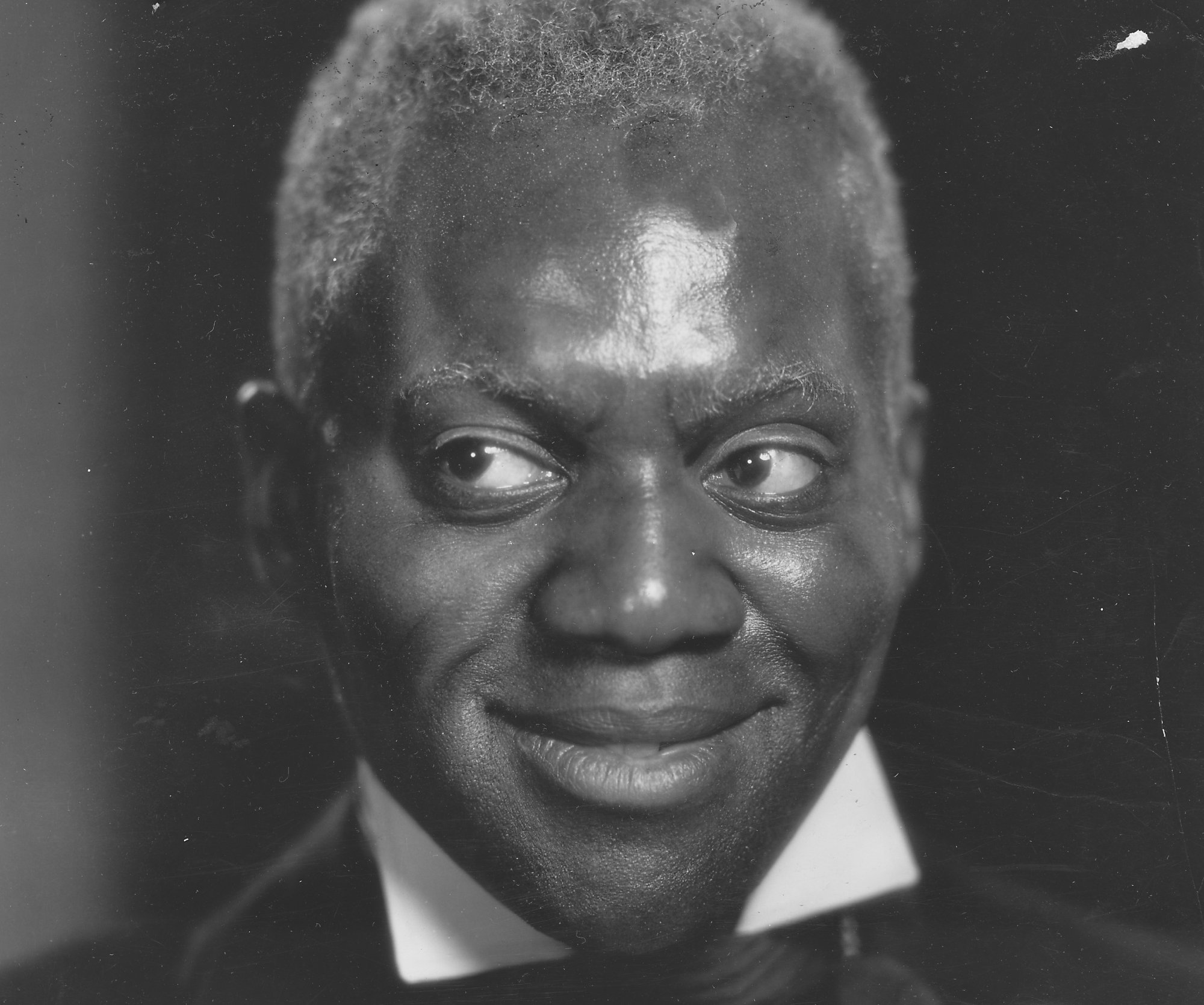 Portrait of tap dancer and entertainer Bill Robinson