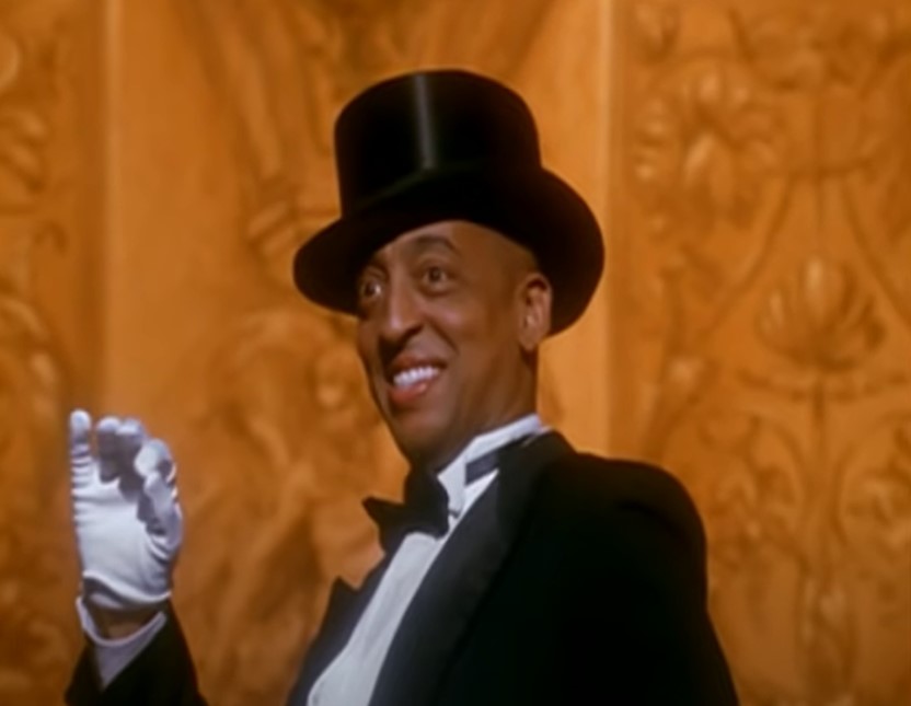  Gregory Hines as Bill Robinson dancing on stage