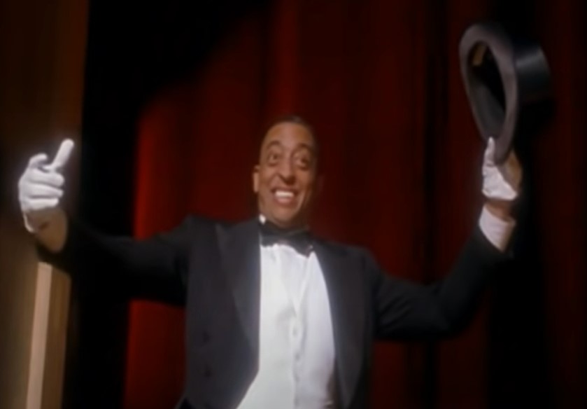  Gregory Hines as Bill Robinson dancing on stage