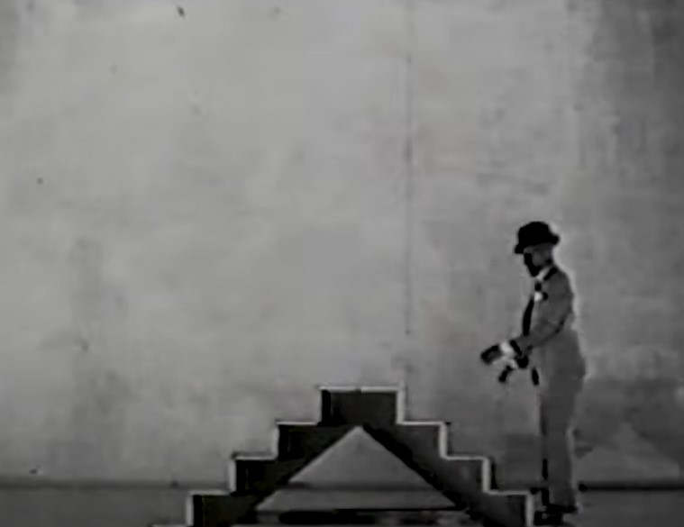 Bill Robinson in Harlem is Heaven dancing