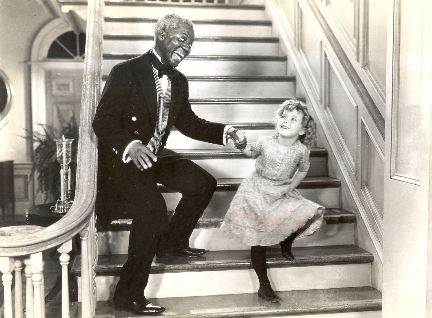 Bill Robinson and Shirley Temple