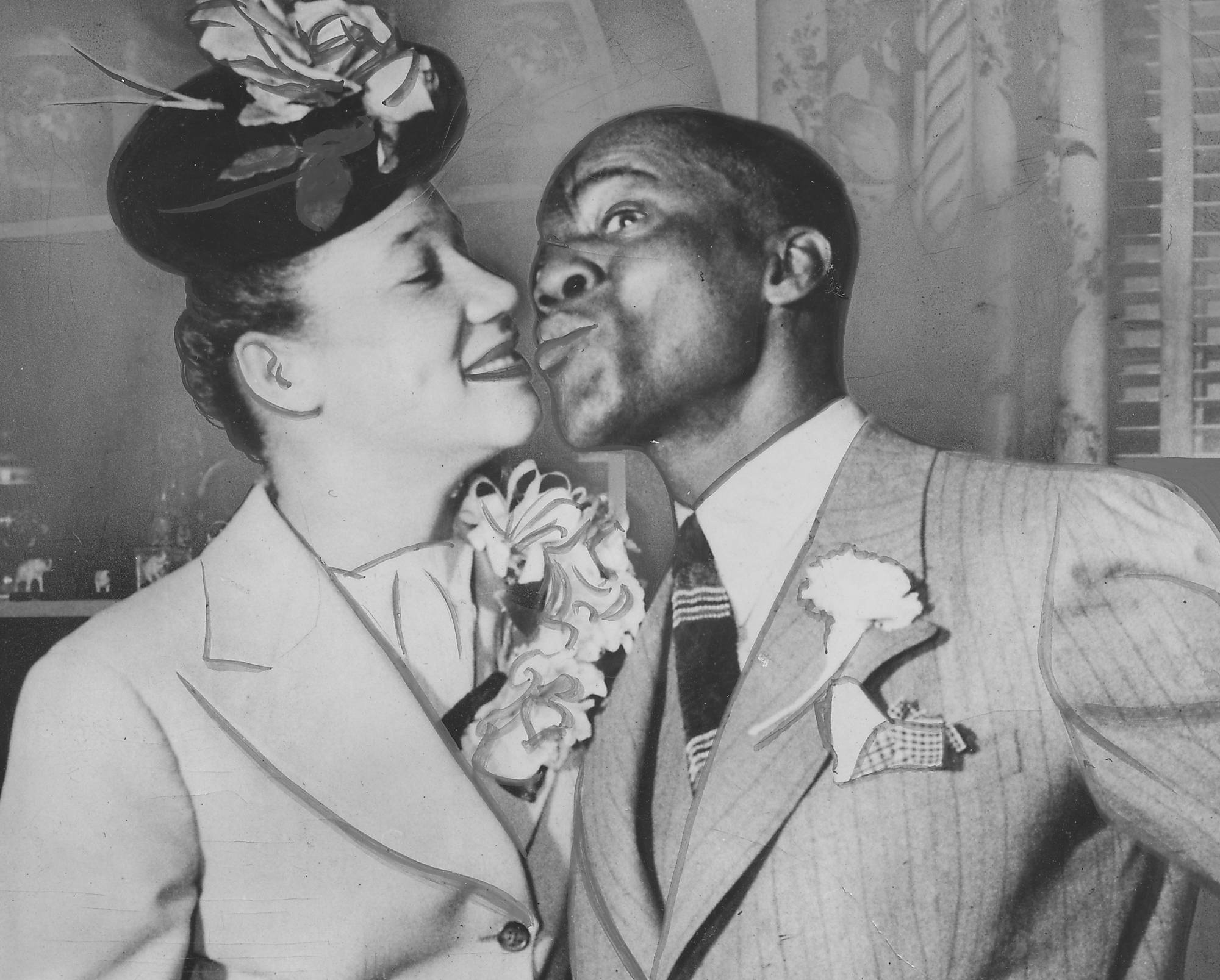 Bill Robinson and his third wife Elaine Plaines