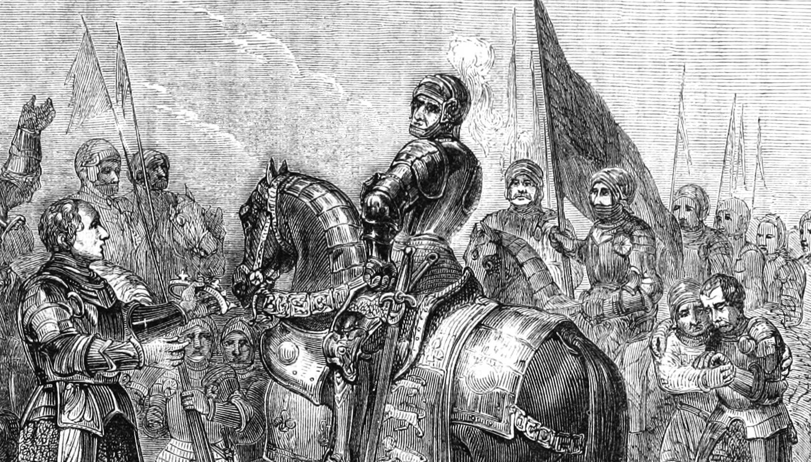 Lord Stanley Brings The Crown Of Richard