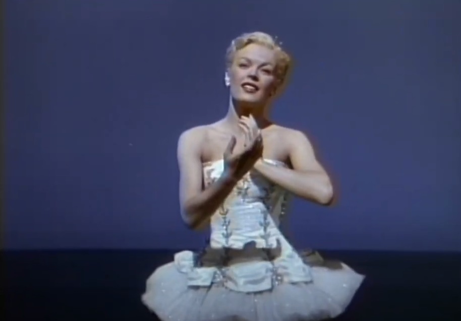 Screenshot from the movie Look for the Silver Lining (1949) actress June Haver as Marilyn Miller