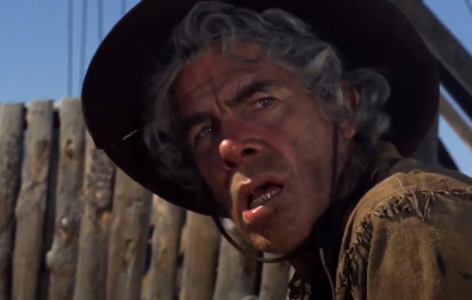 Lee Marvin in Cat Ballou wearing western outfit